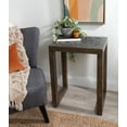 thumbnail image 6 of Kate and Laurel Elyria Bohemian Engraved Side Table, 20 x 14 x 26, Gray, Modern Side Table for Storage and Display, 6 of 9