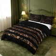 thumbnail image 2 of meiyoeat Black Camo Flag Duvet Cover Queen, Gold Star Hunting Print Queen Bedding For Boys Kids,Black Reversible,3-Piece(No Comforter), 2 of 6