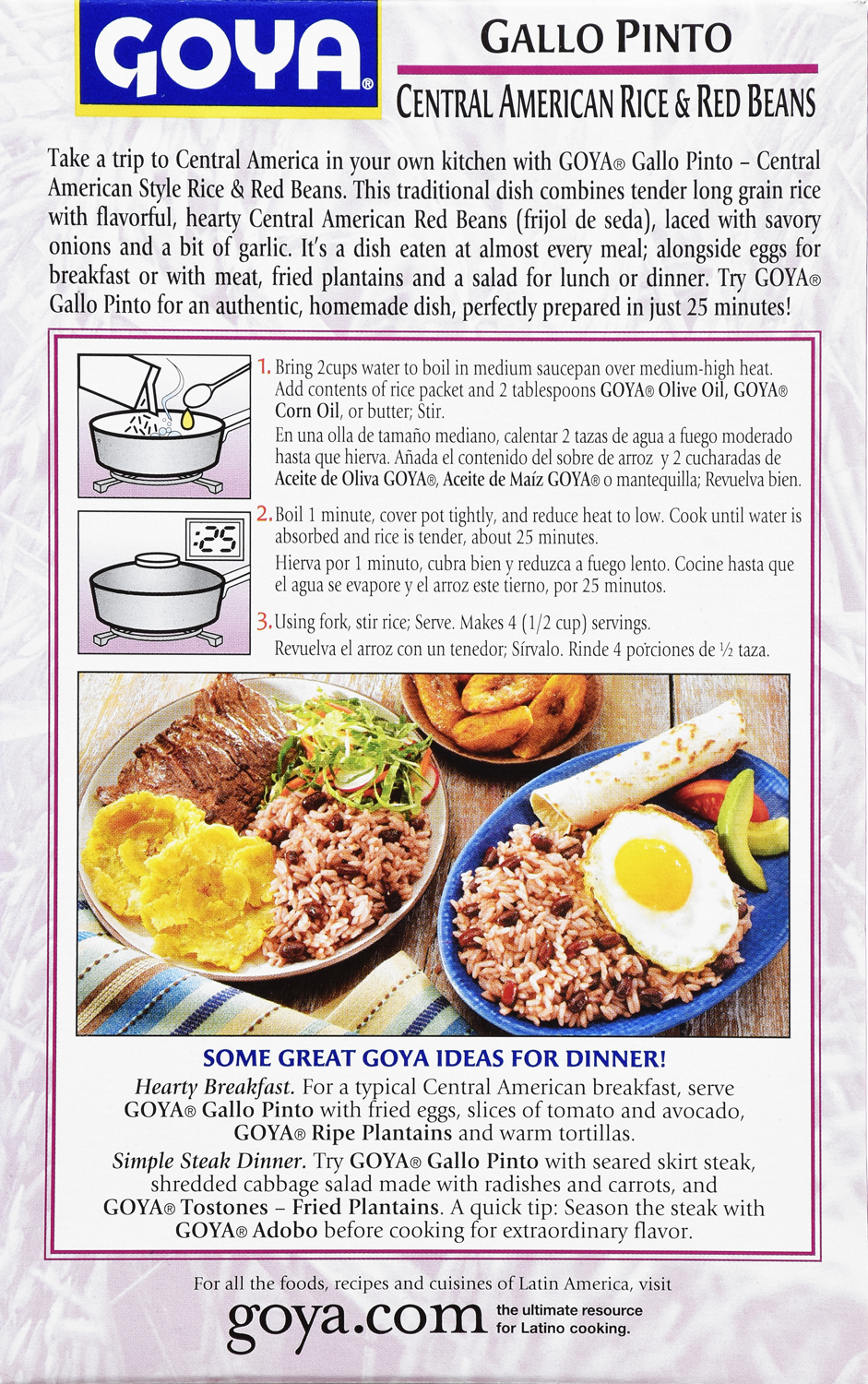 Goya Rice and Red Beans Gallo Pinto Mix, 7 oz