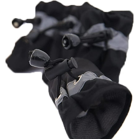 8PCS Waterproof Dog Shoes with Reflective Strips Protective Dog Boots Pet Outdoor Shoes for Snow Rain Day Small Medium Dogs