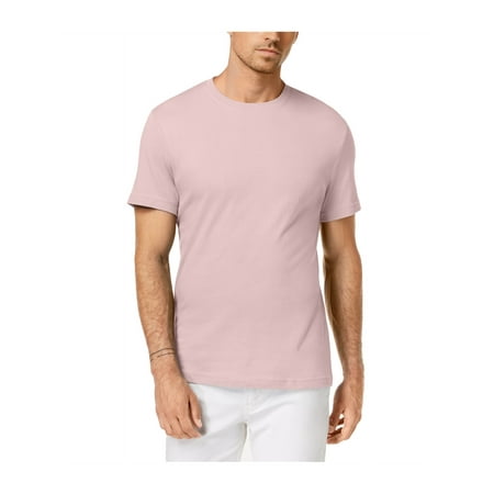 Club Room Mens Performance Basic T Shirt Authenticpink S
