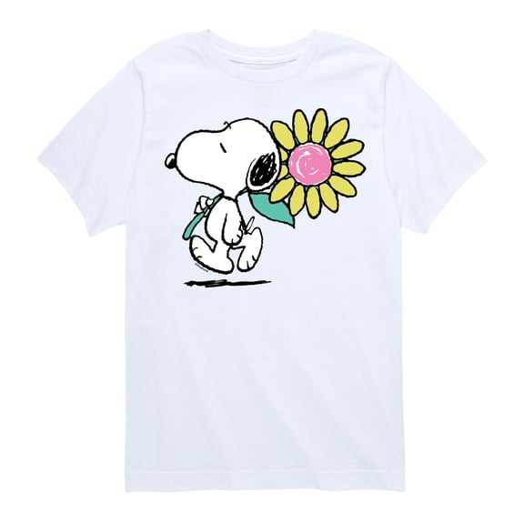 Peanuts - Snoopy Daisy - Youth Boys Short Sleeve Graphic T-Shirt