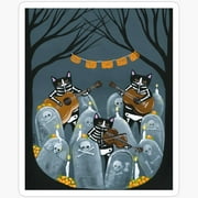 KIRAKIRA Day of The Dead Cats Sticker, Decorate laptops, water bottles, and more!