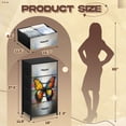 thumbnail image 3 of Modern Dresser for Bedroom with 4 Storage Drawers Graffiti Butterfly Wings Butterflies Pop Fun Cool Prints Contemporary Dressers Chest of Drawers Steel Framed Fabric Closet Organizers for Entryway, 3 of 8