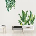 thumbnail image 2 of 1 juego de pegatinas de pared de plantas verdes, pegatinas de pared de hojas de bricolaje extraíbles, decoración de pared de vid de árbol colgante para sala de estar, dormitorio, oficina, decoración JAMW Sencillez, 2 of 5