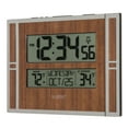 thumbnail image 3 of La Crosse Technology Brown/Gray Atomic Digital Clock with Temperature & Calendar, BBB86088, 3 of 5