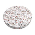 thumbnail image 2 of Lsque Cat Bear Rabbit Round Bar chair cushion covers Velvet Fabric Premium Comfort Protects from Scratches and Stains for 14-17 Inch Chair- 12 inch, 2 of 7