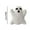 B, variant on Loyerfyivos Cute Ghost Pillow,Ghost Shaped Plush Pillow,Halloween Throw Pillows Decorative Spooky Pillows,Halloween Ghost Pillow,Ghost Stuffed Animal for Sofa Bed Couch Holiday Party Children Gift