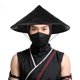 thumbnail image 2 of HONMEET Sombrero de samurái de bambú práctico para cosplay, gorro decorativo para fiestas, sombrero sencillo para actuaciones, 2 of 7