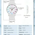 thumbnail image 5 of VAVC Women's Nurse Watch with 24hr Big Dial 40MM Easy to Read 4 Color Numeral - White, 5 of 5