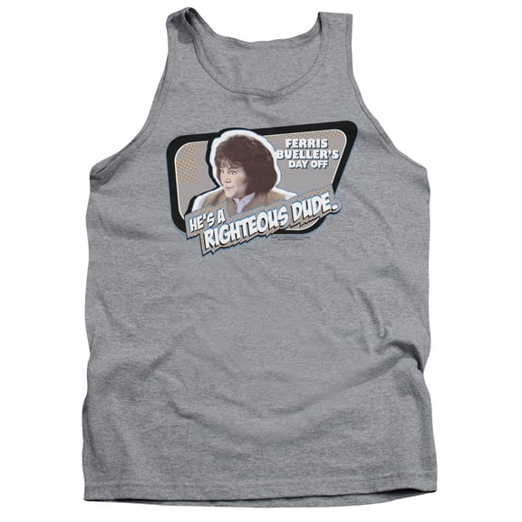 Ferris Bueller Grace Adult Tank Top Athletic Heather