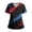 02-Navy, variant on 250 Anniversary USA 4th of july Scrub Tops for Women — Classic Fit, 2 Pockets, Patriotic, Four-Way Stretch, Anti-Wrinkle 02-Navy 3XL