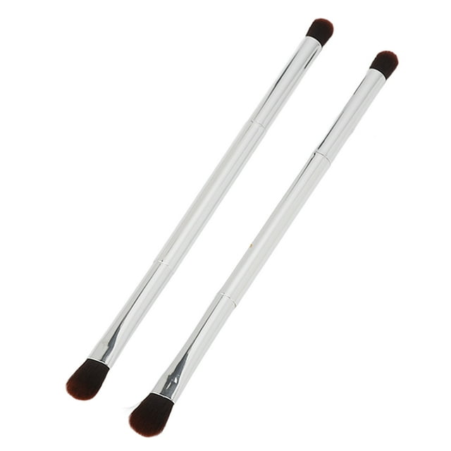Brocha Para Maquillaje De Ojos, Brocha Para Sombra De Ojos, Segura, Portátil, De Doble Punta, Pelo Suave, Ergonómica Para El Hogar Para Mujeres
