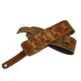 thumbnail image 1 of Sangle de Guitare Pleine Fleur Buffle Cousue - Beige, 1 of 1