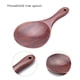 thumbnail image 5 of 6X Cuchara de Madera de Teca Cuchara de Arroz de Madera Maciza Natural de Arroz de Madera Cuchara, 5 of 6
