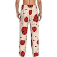 thumbnail image 3 of Balery Red Ladybug print Men's Pajama Pants,Ultra Lightweight Pjs,Lounge Pant-Medium, 3 of 9
