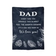 thumbnail image 2 of Dad Blanket - Dad Gifts from Daughter Son - Fathers Day Birthday Gifts for Dads - Best Dads Ever Gift Ideas 50x40, 2 of 6