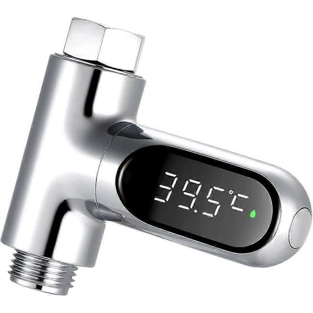 Shower Thermometer,LED Digital Shower Temperature Display, Fahrenheit Display,360 Rotating Screen