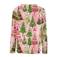 thumbnail image 4 of WXLWZYWL Womens Christmas Sweatshirts Cute Xmas Ugly 3D Graphic Print Sweaters Oversized Long Sleeve Round Neck Pullover Tops, 4 of 5