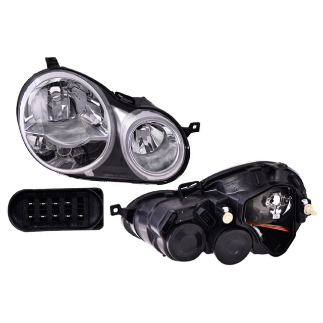 Faro Eléctrico DEPO Polo 2003 A 2007 Derecho Sin motor