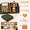 Green-8.46"x7.28"x1.77", variant on Brown 8.46"x7.28"x1.77" Scrapbooking Kit Leather Memory Album