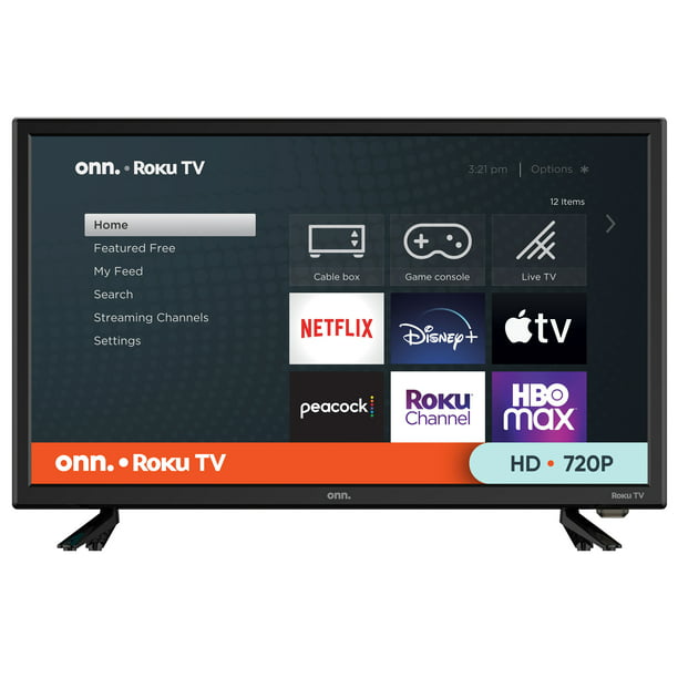 onn. 24" Class HD (720P) LED Roku Smart TV (100012590)