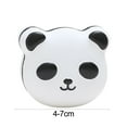thumbnail image 6 of Pebbuoy 3D Resin Refrigerator Magnet Cartoon Pig Panda Bear Watermelon Shaped Scratch-Resistant Fridge Magnet Sticker for Kitchen Decor, 6 of 7