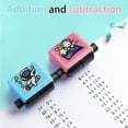 thumbnail image 4 of Dvkptbk Rolling Stamp Roller Digital Teaching , 2023 New Math Roller for Addition Subtraction Multiplication Division, Number Rolling for -4 Pcs4x Ink(5ml） Rolling Stamp, 4 of 9