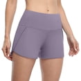thumbnail image 4 of Womens Running Workout Shorts with Pockets Gym Athletic Sports Shorts, 4 of 7