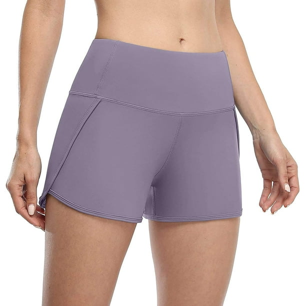 Women's Workout Shorts with Pockets Gym Athletic Sports Shorts Quick Dry