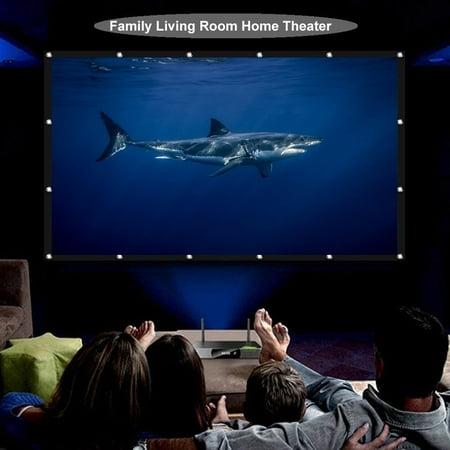 150 Inch 4 3 Portable Folding Movie Screen Hd Crease Resist Indoor Outdoor Projector Screen For Home Theatre Walmart Canada