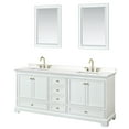 thumbnail image 4 of Wyndham Collection Wcs202080d-Qtz-Us3m24 Deborah 80" Free Standing Double Basin Vanity Set, 4 of 7