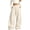 Khaki, variant on HIPYLO Teen Oversized Wide Leg Pants with High Waistband Tween Sweatpants for Girls in Flowy Fabric Girls Pants