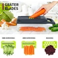 thumbnail image 4 of Triturador de Verduras Multifuncional 10 en 1 con Cuchillas de Acero Inoxidable y Canasta Coladora para Cocina, 4 of 5