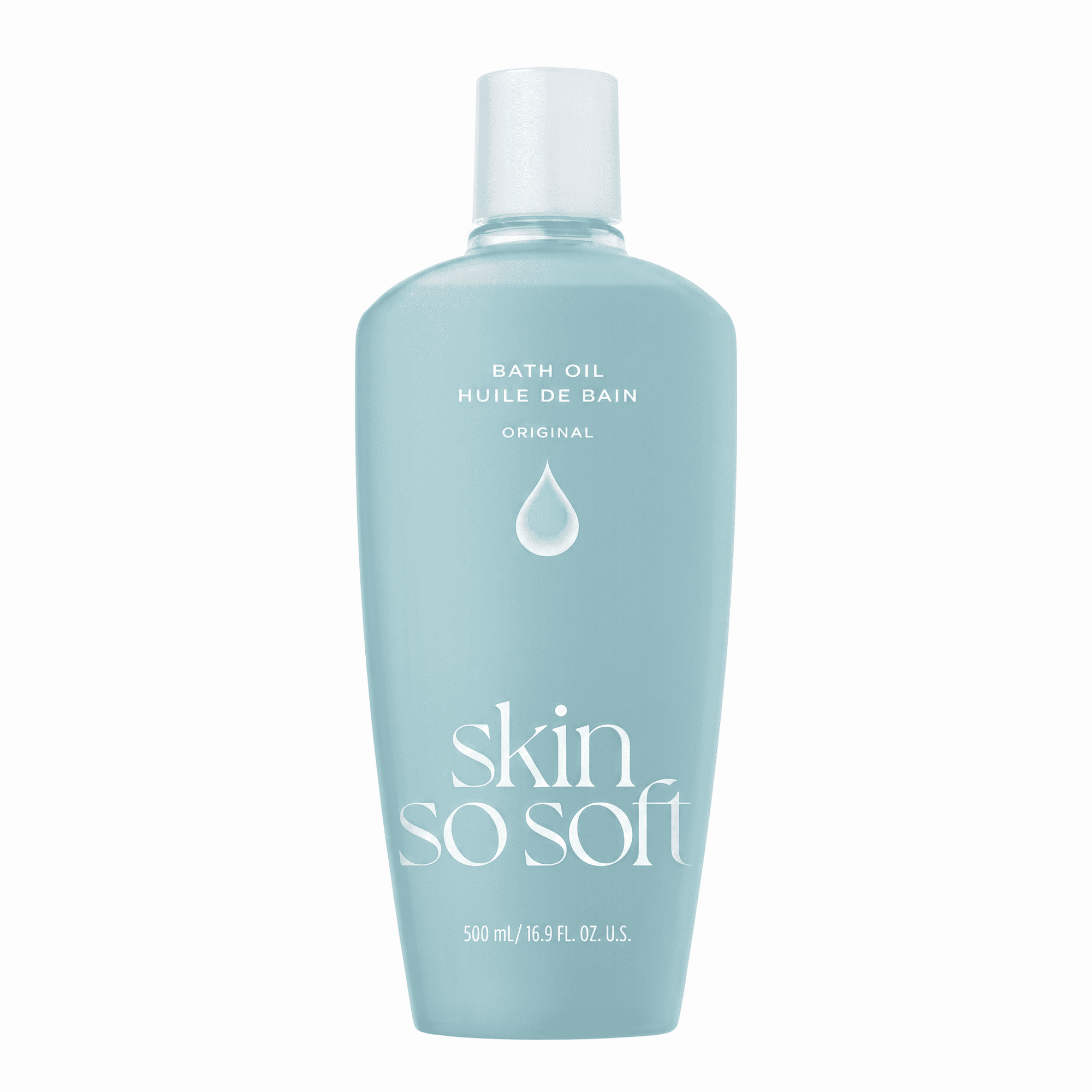 Avon Skin So Soft Original Bath Oil with Jojoba Oil, Herbal Scent, 16.9 fl oz