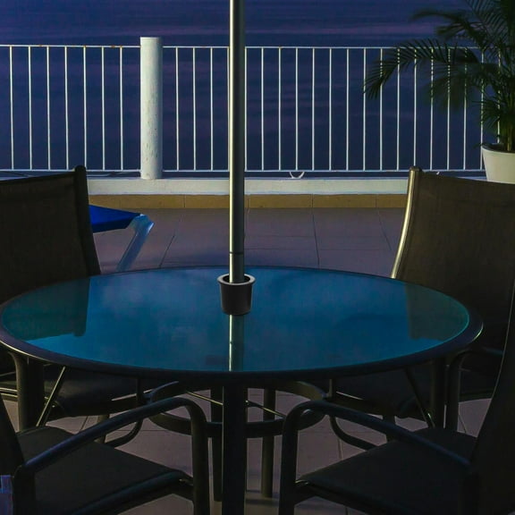 PBPBOX 2pcs Patio Table Umbrella Hole Insert Black Silicone Stabilizer For Outdoor Enthusiasts