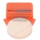 thumbnail image 2 of Minimáquina de telar de 10 ganchos Máquina de telar pequeña para el hogar con tabla de madera de 6,5 cm para manualidades DIY Tejido Triángulo naranja, 2 of 10