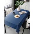 thumbnail image 6 of Navy Blue Ombre Table Cloth, Modern Abstract Art Gradient Aesthetics Waterproof Tablecloth for Rectangle Tables, Reusable Washable Fabric Table Cover for Restaurant Kitchen Dining Tables 54"x108", 6 of 6