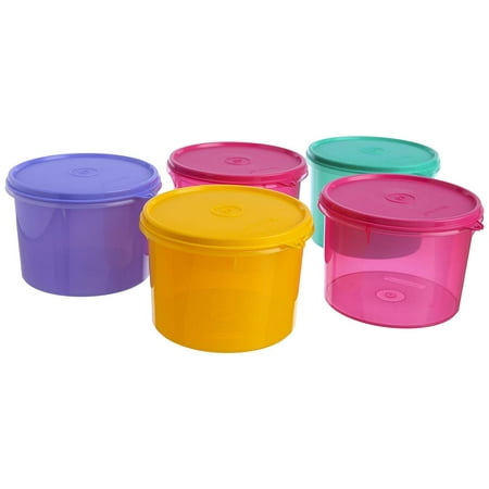Tupperware Medium Store All Cansiter, 1.3 litres, Set of 5 (Color May Vary)
