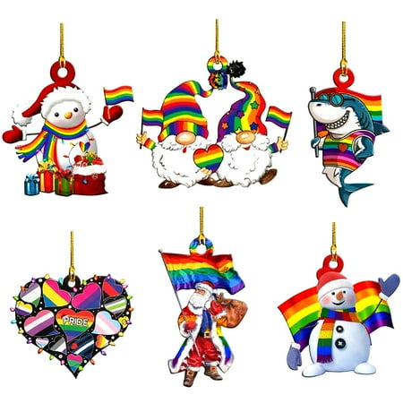

Christmas Ornament 2021 Santa Snowman Gnome Pendant for Christmas Tree Crafts