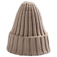 thumbnail image 1 of Sonducket Sombrero Unisex mezclas de algodón sólido cálido HIP HOP sombreros de punto hombres gorras de invierno mujeres Skullies gorros para Sombreros beige Sonducket AP000123-07, 1 of 6