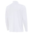 thumbnail image 3 of Men's Antigua  White Cleveland Browns Reprocess Quarter-Zip Top, 3 of 4