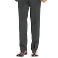 thumbnail image 5 of Men's Modern Two Button Jacket Flat Front Pants Striped Suit, 5 of 6