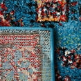 thumbnail image 3 of SAFAVIEH Vintage Hamadan Leone Oriental Area Rug, Turquoise/Black, 6'7" x 9', 3 of 5