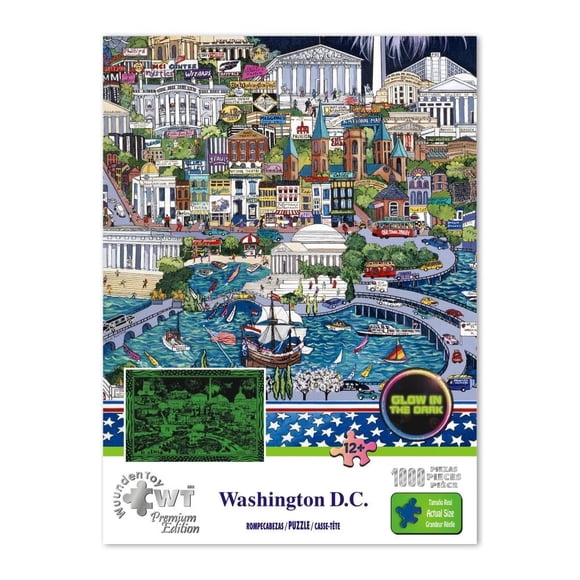 Rompecabezas Wuundentoy Washington D.C. Premium Edition 1000 Piezas