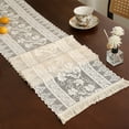 thumbnail image 3 of Exquisite Cutwork Lace Table Runner for Buffet and Reception Decor 30x360CM, 3 of 7