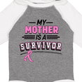 thumbnail image 4 of Inktastic My Mother is a Survivor Breast Cancer Awareness Boys or Girls Long Sleeve Baby Bodysuit, 4 of 5