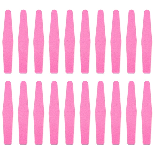 20 piezas pulidores de uñas, limas de bloque, esponja lavable, lima pulidora de doble cara 100/180 para uñas acrílicas