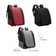 thumbnail image 3 of Greeniant Bolsa de transporte para pájaros, de lona, ​​transportador de animales pequeños, portátil, transparente, con Suministros para gatos Gris, 3 of 6