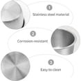 thumbnail image 3 of 12PCS Small Sauce Cups, Ramekin Sauce Dipping Bowl 50ML Mini Sauce Cups Pudding Condiment Cups for Home Party Restaurant (Silver), 3 of 8